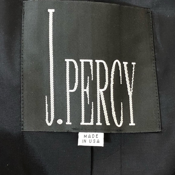 Merino Wool Pea Coat Black Size 14 - Picture 4 of 6